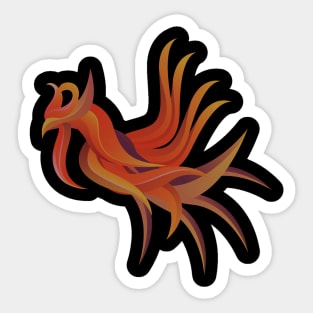 Phoenix Fire Sticker